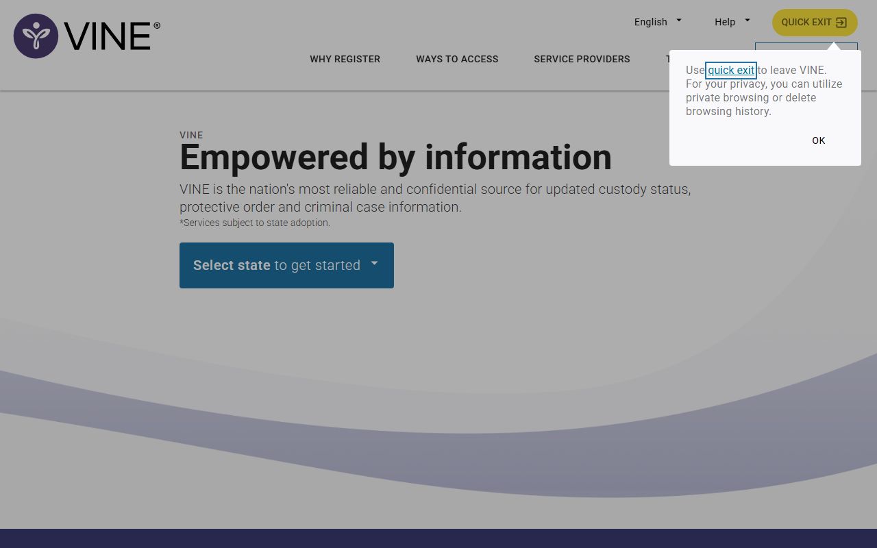 Pasquotank County jail mugshots VINELink custody lookup page